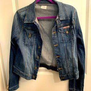 Hudson jean jacket size large